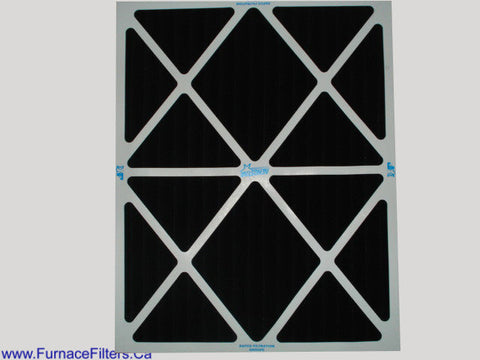 20x25x1 Carbon Pleated Furnace Filters