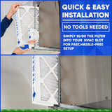 Honeywell 16x25x4 Model # FC100A1029 MERV 8. Actual Size 15 15/16" x 24 7/8" x 4 3/8." Case of 3 Generic