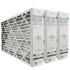 Bryant 16 x 25 x 4 5/16" FILBBCAR0016/ FILXXCAR0016 Genuine Original Furnace Filter MERV 8 Rated Actual/Exact Size 15 3/4" x 24 3/4" x 4 5/16". Case of 3