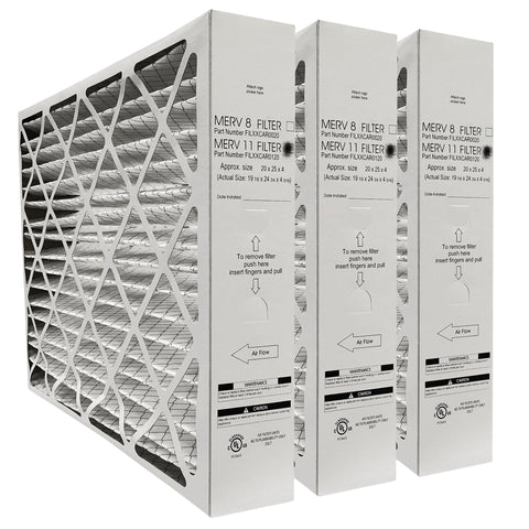 Carrier 20 x 25 x 4 5/16" FILBBCAR0120 Genuine Original Furnace Filter MERV 11 Rated Actual/Exact Size:19 3/4" x 24 3/4" x 4 5/16". Case of 3