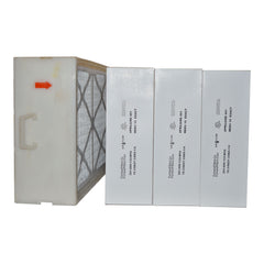 Space-Gard 401 Model 2400 Retrofit Replacement Box Filter, No Need For Spacers, Filter Fits Into Reusable Plastic Cartridge / Frame. MERV 10, Actual Size 15 3/8" x 27 3/8" x 5 1/4." Case of 3 Made in Canada by FurnaceFilters.Ca