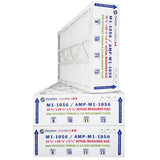 MERV 11 M1-1056 Actual Size 15 3/8" x 25 1/2" x 5 1/4." Fits Amana Trane Air Cleaners. Case of 3 by Furnace Filters.Ca