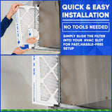 20x20x1 Furnace Filter MERV 13 Pleated Filters. Case of 12