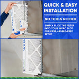 16x20x1 Furnace Filter - MERV 13 Pleated Filters. Case of 12