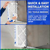 Honeywell 20x25x4 Furnace Filter Model # FC100A1037 MERV 8. Actual Size 19 15/16 x 24 7/8 x 4 3/8. Made in Canada by Furnace Filters.Ca Pkg. of 3
