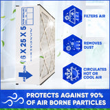 Reservepro 16x25x5 GF 4511 MERV 10, fits Mac 1400 Air Cleaners. Actual Size 15 5/8 x 24 3/16 x 4 15/16. Case of 3 Made by Furnace Filters.Ca