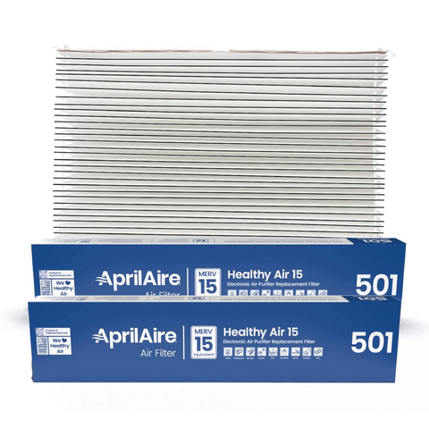 Aprilaire 501 Furnace Filter MERV 15 for Model 5000 High Efficiency Air Cleaner. Package of 2