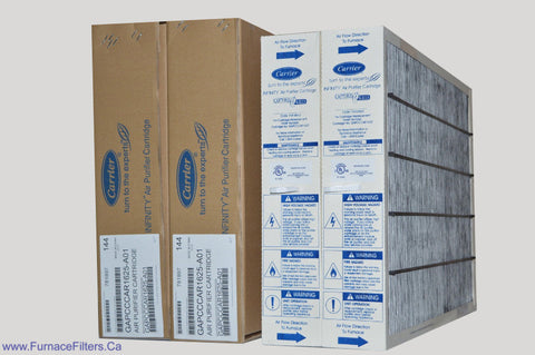 Carrier 16x25 GAPCCCAR1625 Genuine Original Furnace Filter Air Purifier Cartridge MERV 15 Rated 17 1/16" x 24 3/8" x 3 1/2". Package of 2