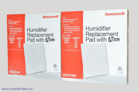 Honeywell HC22E1003 Antimicrobial Humidifier Pad Package of 2